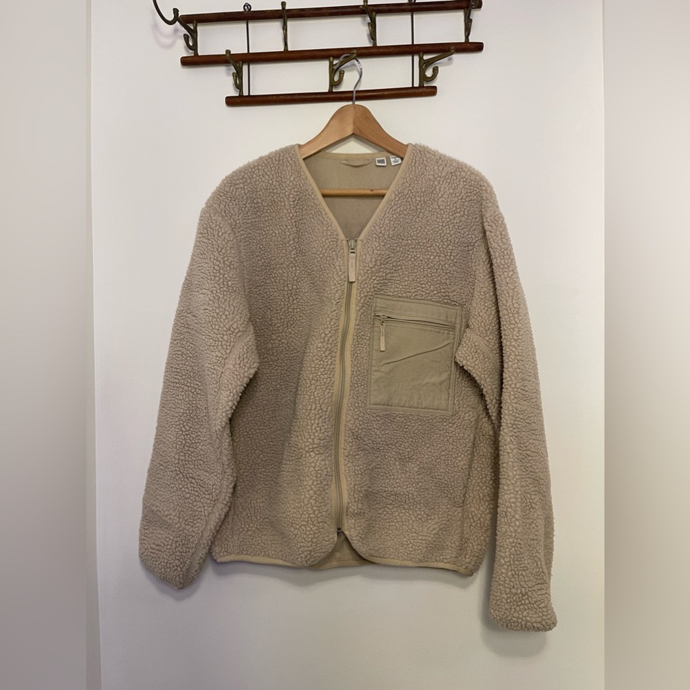 Uniqlo U serious Fleece Sherling jacket